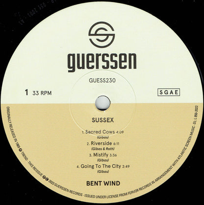 Bent Wind : Sussex (LP, Album, RE)