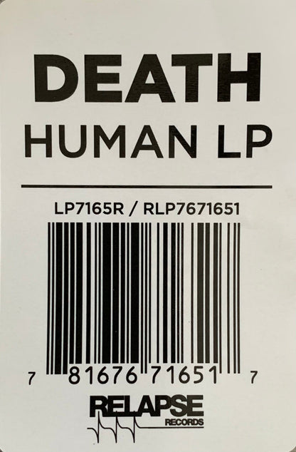 Death (2) : Human (LP, Album, RE, RM, RP)