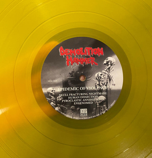 Demolition Hammer : Epidemic Of Violence (LP, Album, Ltd, RE, RM, RP, Yel)