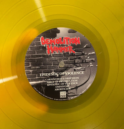 Demolition Hammer : Epidemic Of Violence (LP, Album, Ltd, RE, RM, RP, Yel)