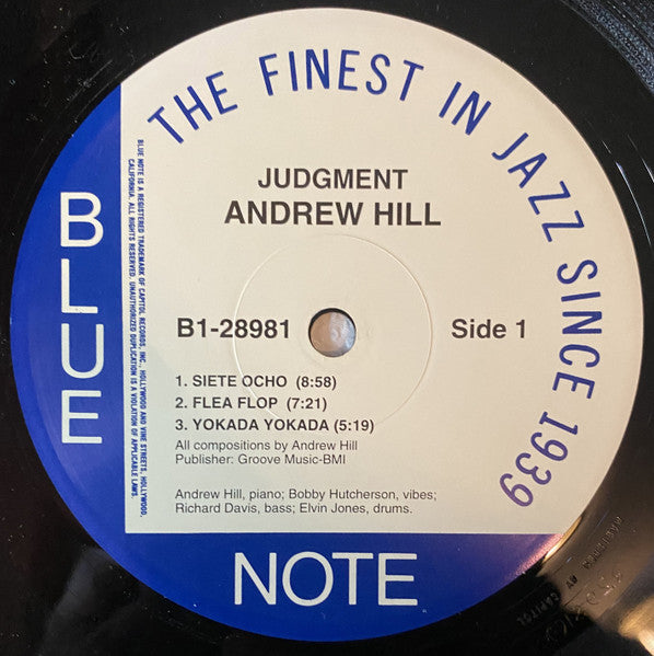 Andrew Hill : Judgment! (LP, Album, Ltd, RE, 180)