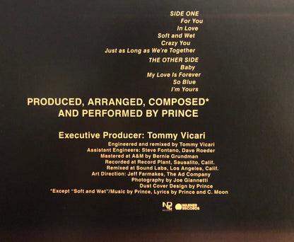 Prince : For You (LP, Album, RE)