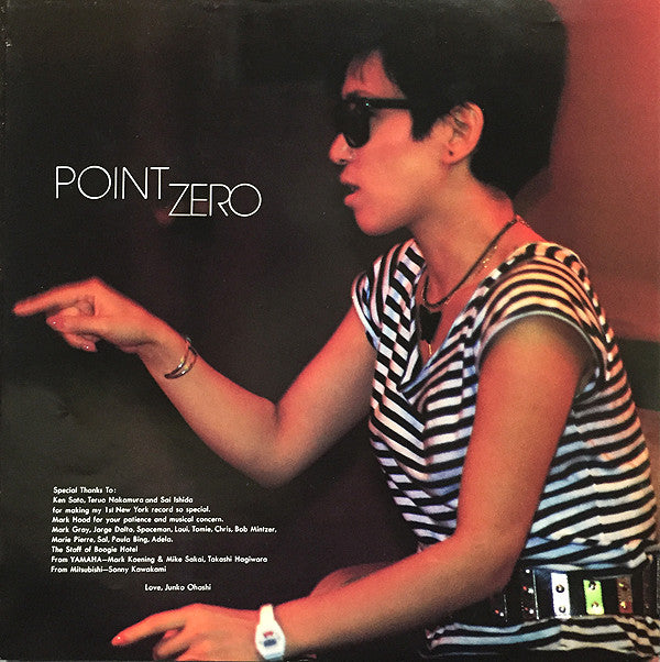 Junko Ohashi : Point Zero (LP, Album, Hyp)