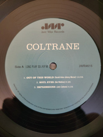 The John Coltrane Quartette* : Coltrane (LP, Album, Ltd, RE, 180)