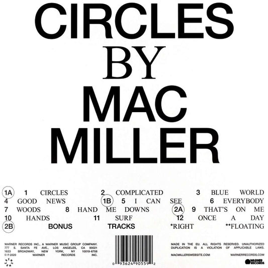 Mac Miller : Circles (2xLP, Album, RE)