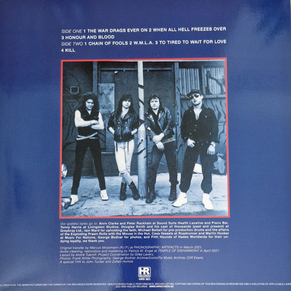 Tank (6) : Honour & Blood (LP, Album, Ltd, RE, RM)