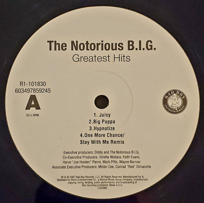 The Notorious B.I.G.* : Greatest Hits (2xLP, Comp, RE, RP)