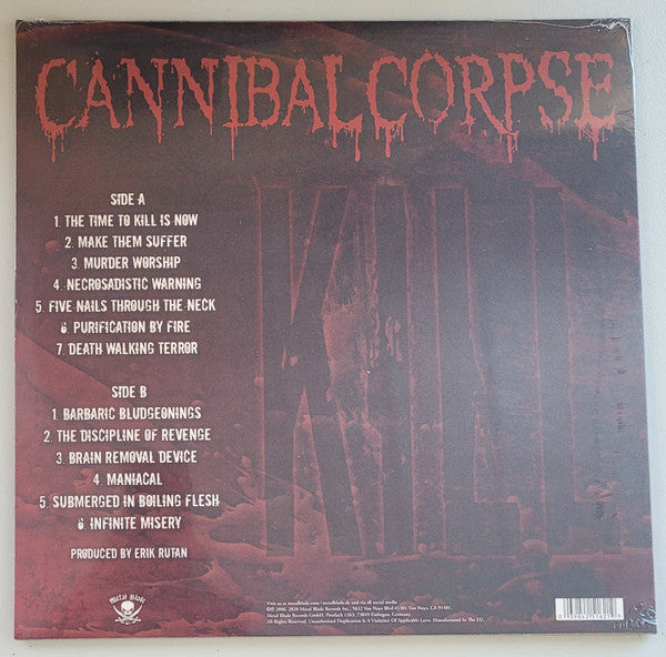 Cannibal Corpse : Kill (LP, Album, RE, RP, 180)