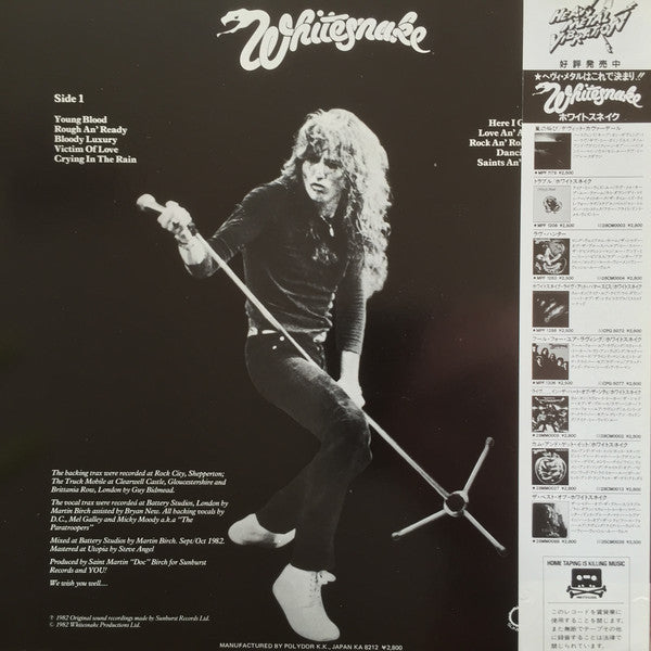 Whitesnake : Saints & Sinners (LP, Album)