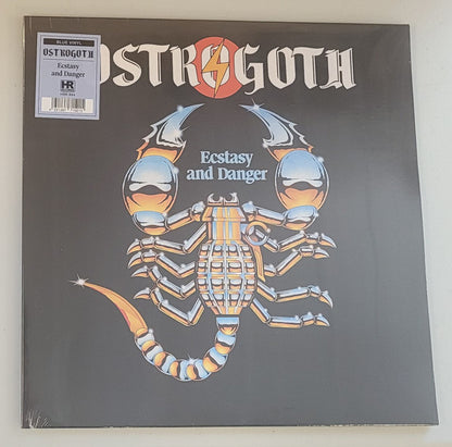 Ostrogoth : Ecstasy And Danger (LP, Album, Ltd, RE, Blu)