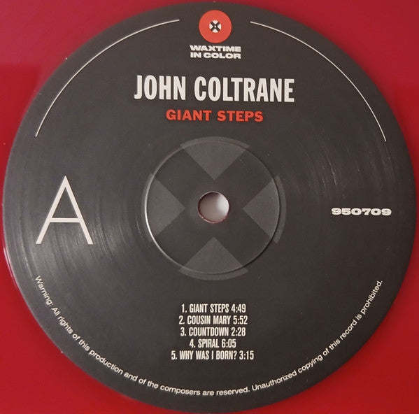 John Coltrane : Giant Steps (LP, Album, Ltd, RE, Red)