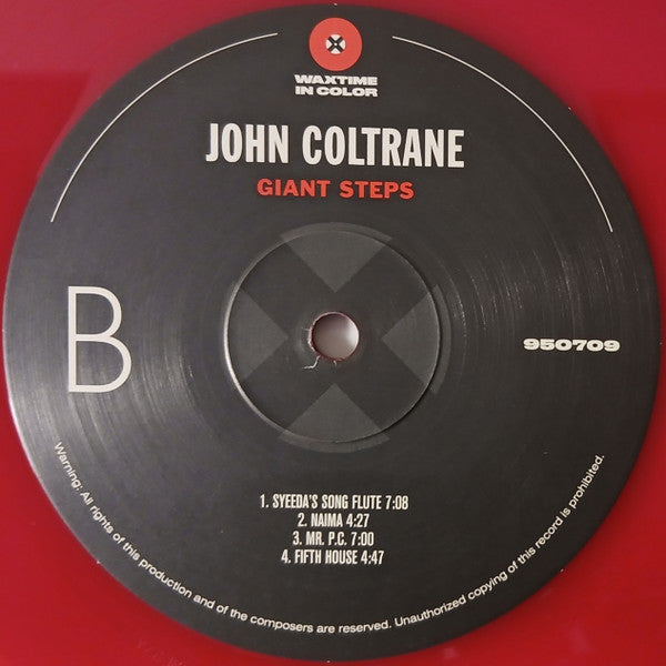 John Coltrane : Giant Steps (LP, Album, Ltd, RE, Red)