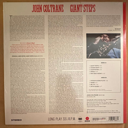 John Coltrane : Giant Steps (LP, Album, Ltd, RE, Red)