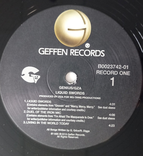 Genius* / GZA : Liquid Swords (2xLP, Album, RE)