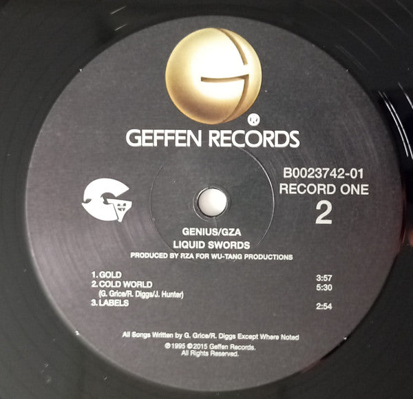Genius* / GZA : Liquid Swords (2xLP, Album, RE)