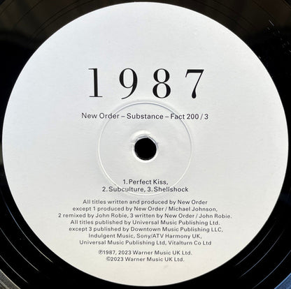 New Order : Substance (2xLP, Comp, RE, RM, 180)