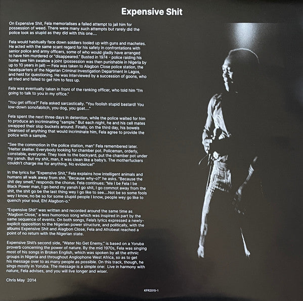 Fela Ransome Kuti* & Africa 70 : Expensive Shit (LP, Album, RE)