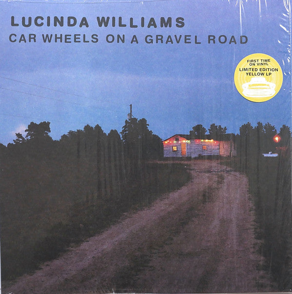 Lucinda Williams : Car Wheels On A Gravel Road (LP, Album, Ltd, RE, Yel)