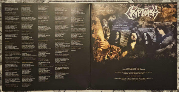 Cryptopsy : Blasphemy Made Flesh (LP, Album, RE, Cle)