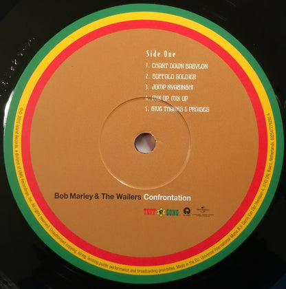 Bob Marley & The Wailers : Confrontation (LP, Album, RE, 180)