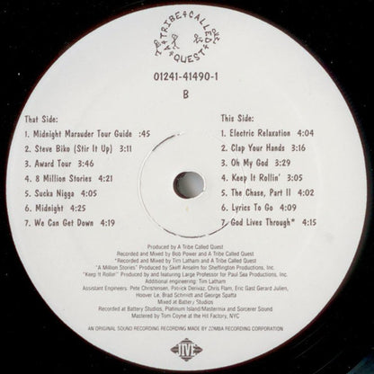 A Tribe Called Quest : Midnight Marauders (LP, Album, RE, RP)