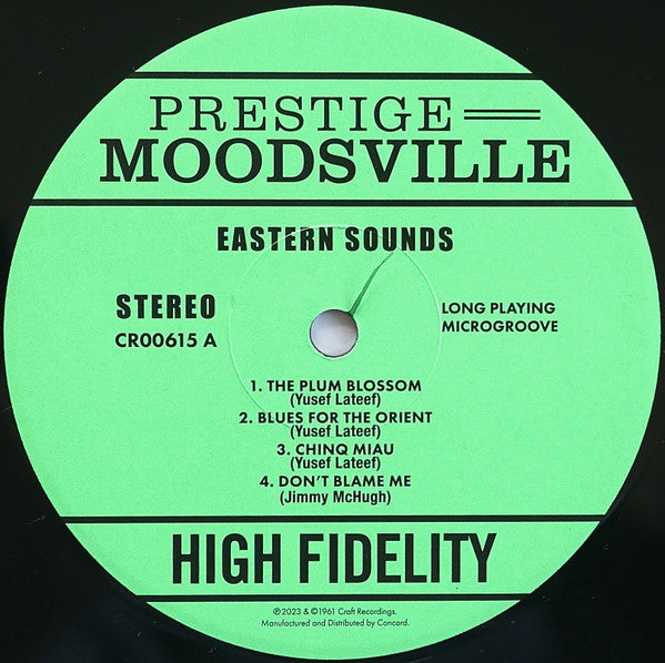 Yusef Lateef : Eastern Sounds (LP, Album, RE, 180)