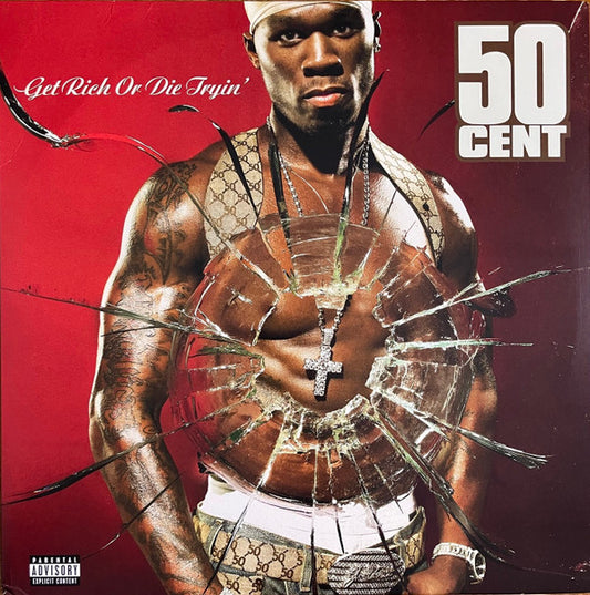 50 Cent : Get Rich Or Die Tryin' (2xLP, Album, RE)