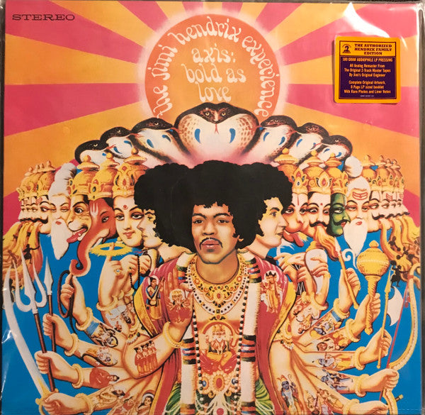 The Jimi Hendrix Experience : Axis: Bold As Love (LP, Album, Ltd, Num, RE, RM, 180)