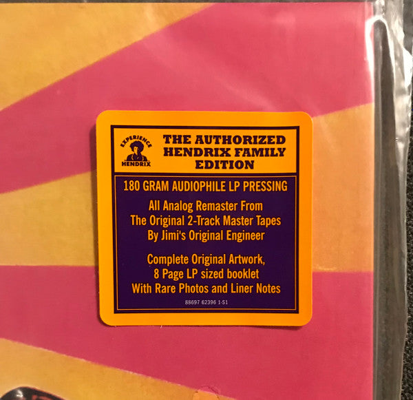 The Jimi Hendrix Experience : Axis: Bold As Love (LP, Album, Ltd, Num, RE, RM, 180)