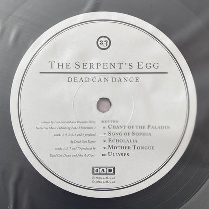 Dead Can Dance : The Serpent's Egg (LP, Album, RE)