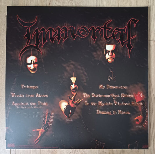 Immortal : Damned In Black (LP, Album, Ltd, RE, Red)