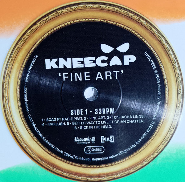 Kneecap (2) : Fine Art (LP, Album, Ltd, Tri)