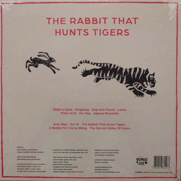 YĪN YĪN : The Rabbit That Hunts Tigers (LP, Album, RP)