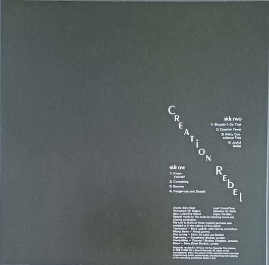 Creation Rebel : Close Encounters Of The Third World (LP, Album, RE)