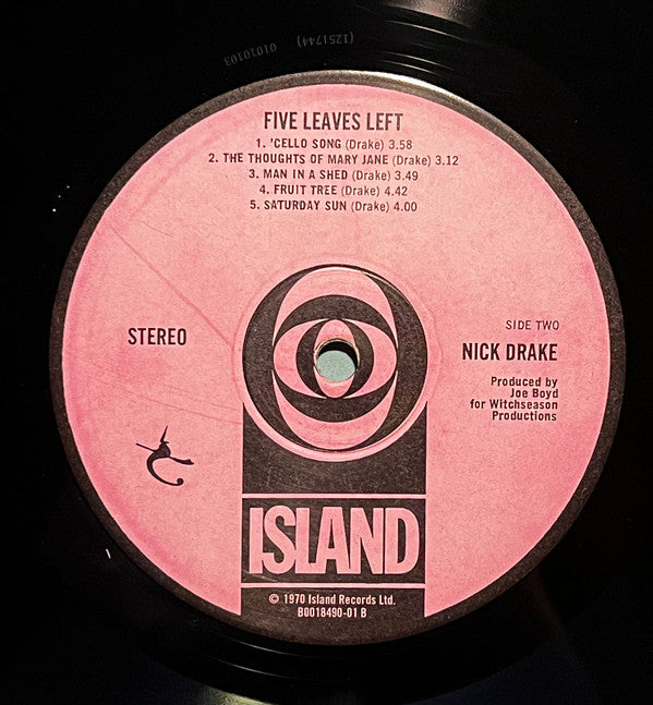 Nick Drake : Five Leaves Left (LP, Album, RE, Van)