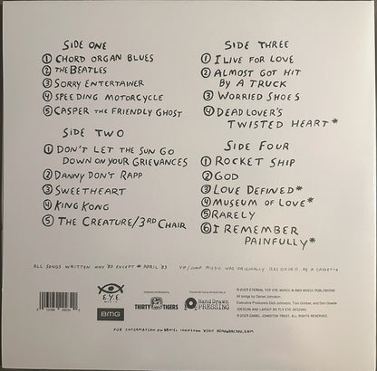 Daniel Johnston : Yip / Jump Music (2xLP, Album, RE, RM, Gat)