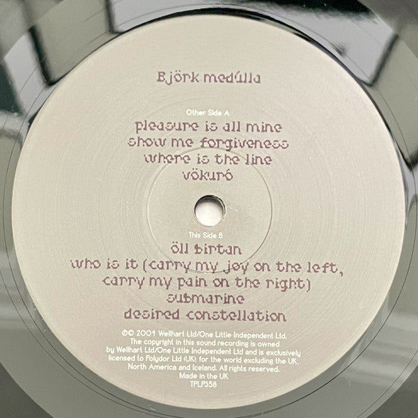 Björk : Medúlla (2x12", Album, RE)