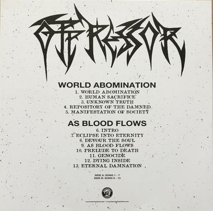 Oppressor : The Demos  (LP, Album, Ltd, RM, Blu)