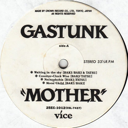 Gastunk : Mother (LP, Album)
