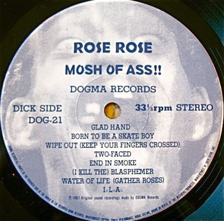 Rose Rose : Mosh Of Ass (LP, Album)