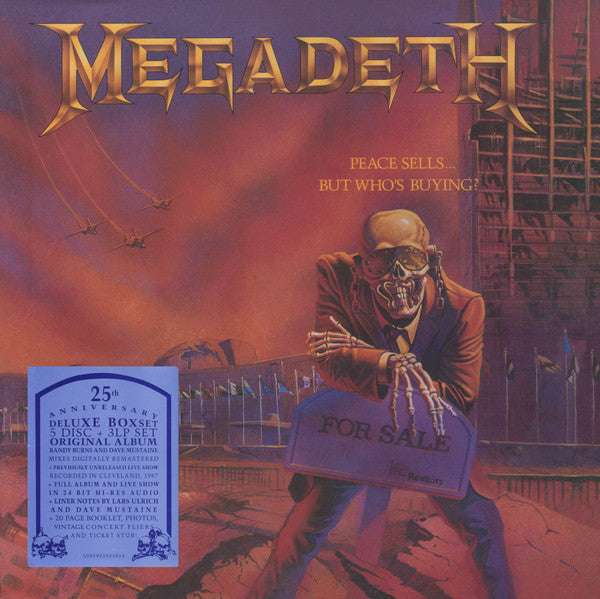 Megadeth : Peace Sells... But Who's Buying? (Box, Dlx, 25t + CD, Album, RE, RM + CD, Album, RE,)