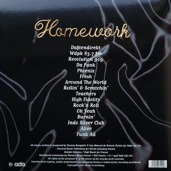 Daft Punk : Homework (2xLP, Album, RE, RP)