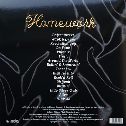 Daft Punk : Homework (2xLP, Album, RE, RP)