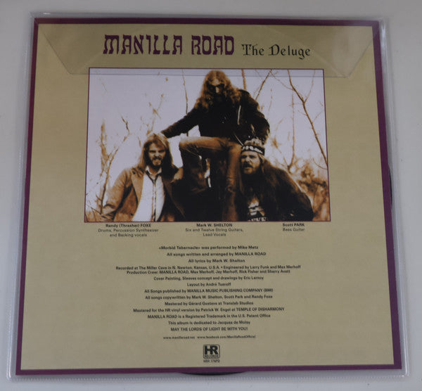 Manilla Road : The Deluge (LP, Album, Ltd, Num, Pic, RE, RM)