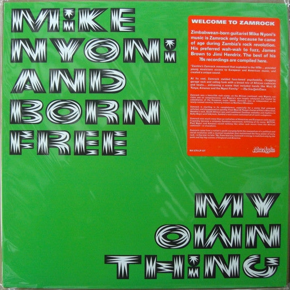Mike Nyoni And Born Free* : My Own Thing (LP, Album, Comp, RE)