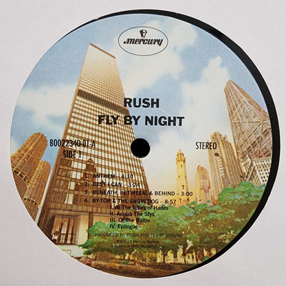 Rush : Fly By Night (LP, Album, RE, RM, 180)