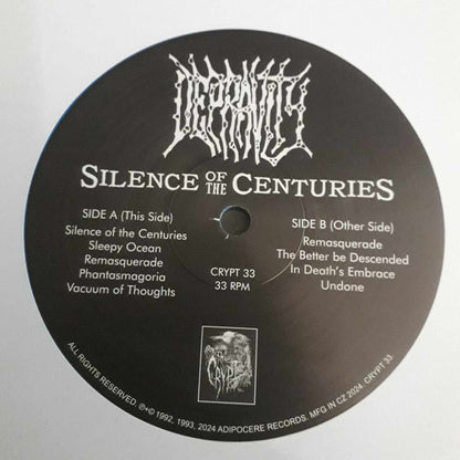 Depravity : Silence Of The Centuries (LP, Comp, Ltd, RE)