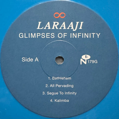 Laraaji : Glimpses Of Infinity (LP, Comp, Blu)