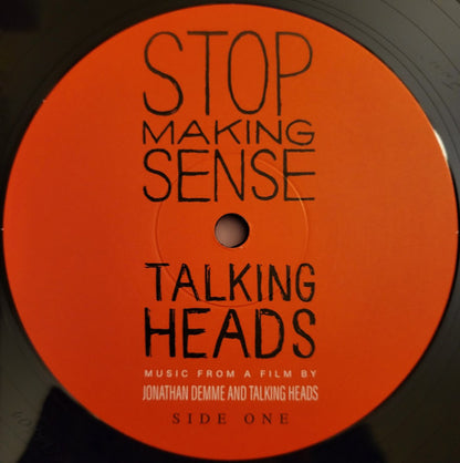 Talking Heads : Stop Making Sense (Music From A Film By Jonathan Demme And Talking Heads) (2xLP, Album, RE, RM)