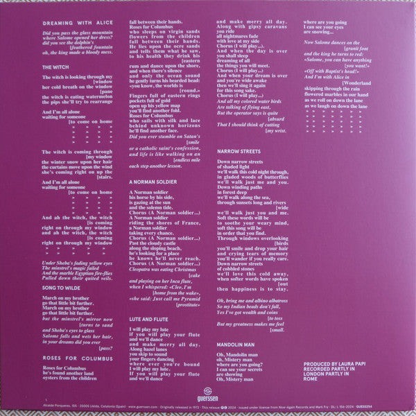 Mark Fry : Dreaming With Alice (LP, Album, RP)